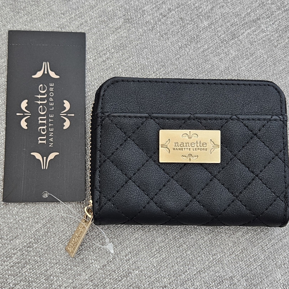 Nanette Lepore Quilted Zip Around Wallet NWT